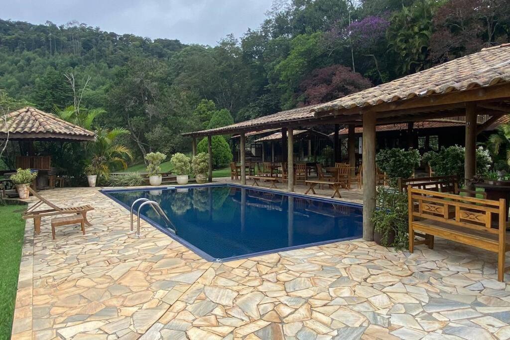 Sitio Vale Da Colina-Nazare Paulista - 10 Pessoas Villa Bagian luar foto